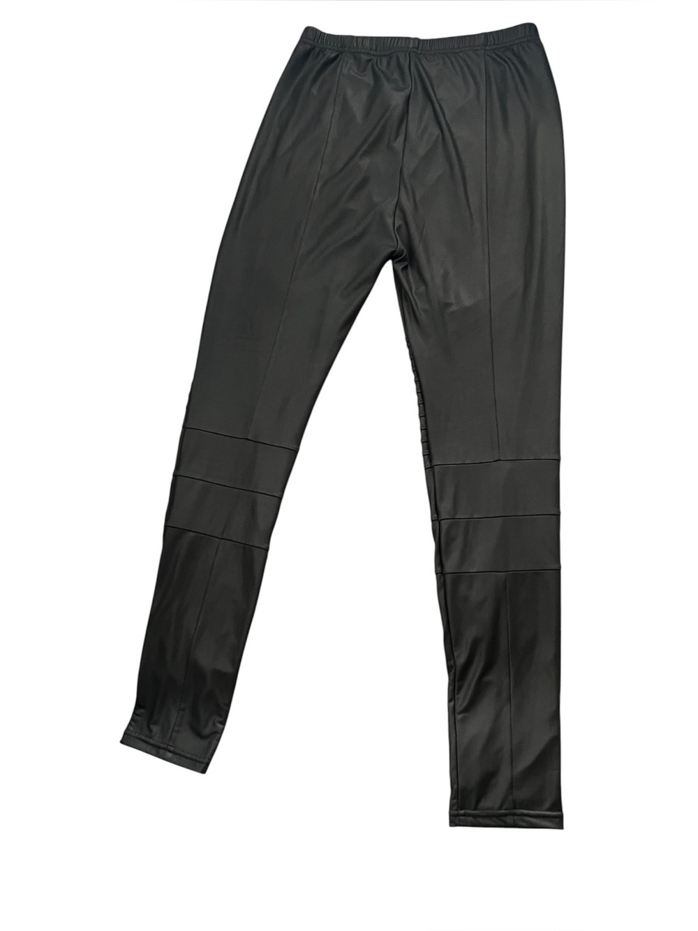 PLUSH Fleece Lined Faux Leather Moto Leggings - Picture 6 of 10